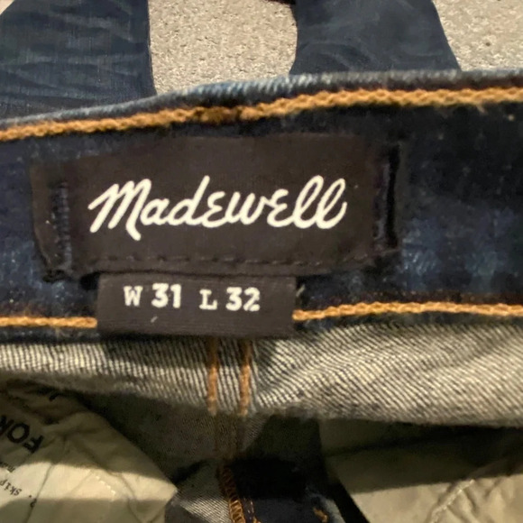 New! Madewell Skinny Jeans in Heney Wash Mens nwot 16395 - Picture 15 of 16